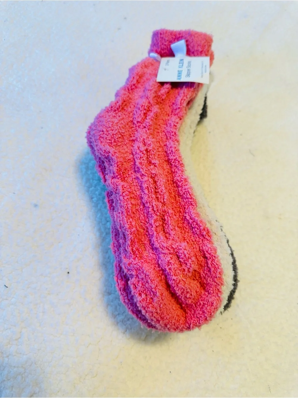 Plush Anne Klein Slipper Socks